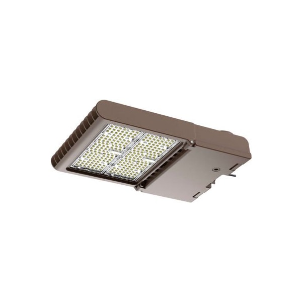 Jd International Lighting Commercial LED CLF4-300QPH5YYBR-5050 LED Flood, 300W, 4200 L, 5000K, 277-480, IP65, Brnze, DLC Prem CLF4-300QPH5YYBR-5050 - main